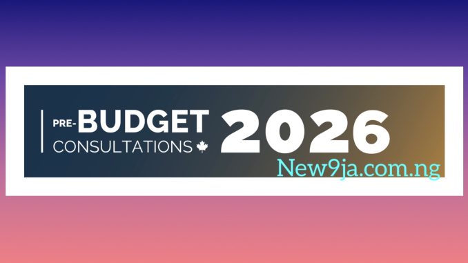 Pre-Budget Consultations 2026
